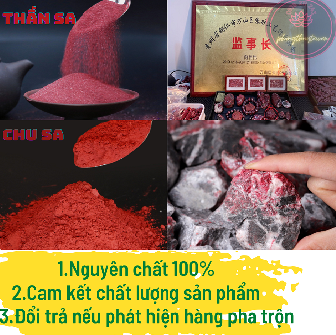 SỈ BỘT CHU SA,THẦN SA NGUYÊN CHẤT -trấn trạch,phong thuỷ...