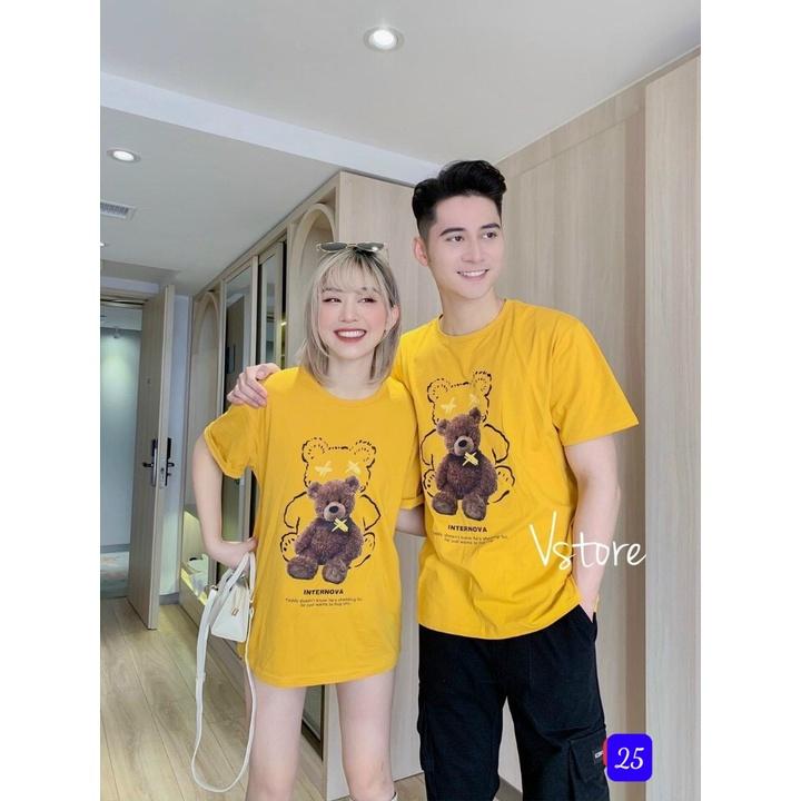 Áo thun Nam - Nữ cao cấp Áo Phông Cặp Đôi tay ngắn cổ tròn thun cotton cao cấp GH158