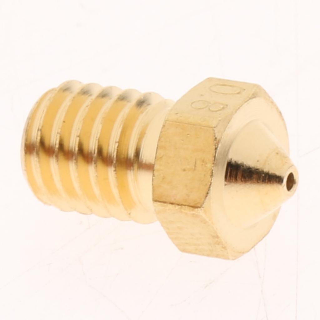 4x 0.8mm Extruder Brass Nozzle Print Head for 1.75mm 3D Printers Accessories