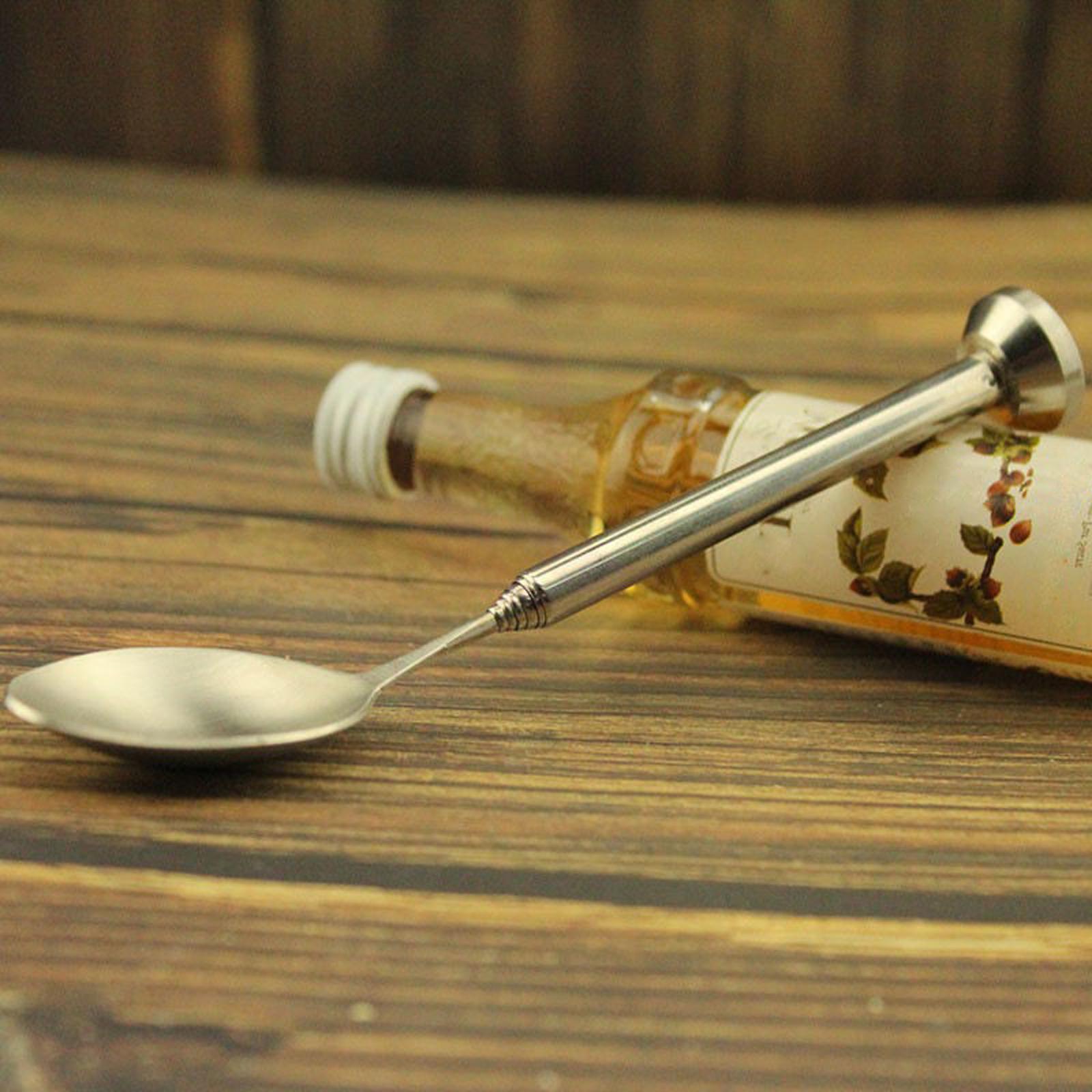Retractable Stirring Spoon Mini Stirrer Rod Long Handle for Coffee Party