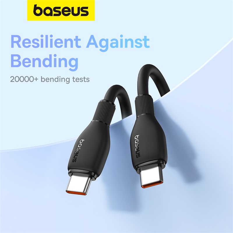 Cáp Sạc Nhanh Baseus Pudding Series Fast Charging Cable Type-C to Type-C 100W (Hàng chính hãng)