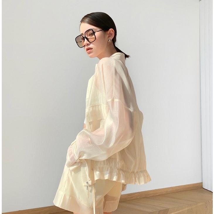 Set tơ nến 2 màu áo khoác kèm quân SET017