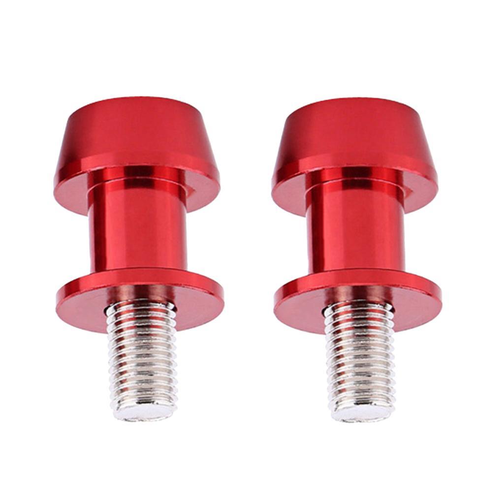 4pcs CNC Aluminum 8mm Rear Motorbike Swingarm Spool Sliders Stand M8 Bobbins