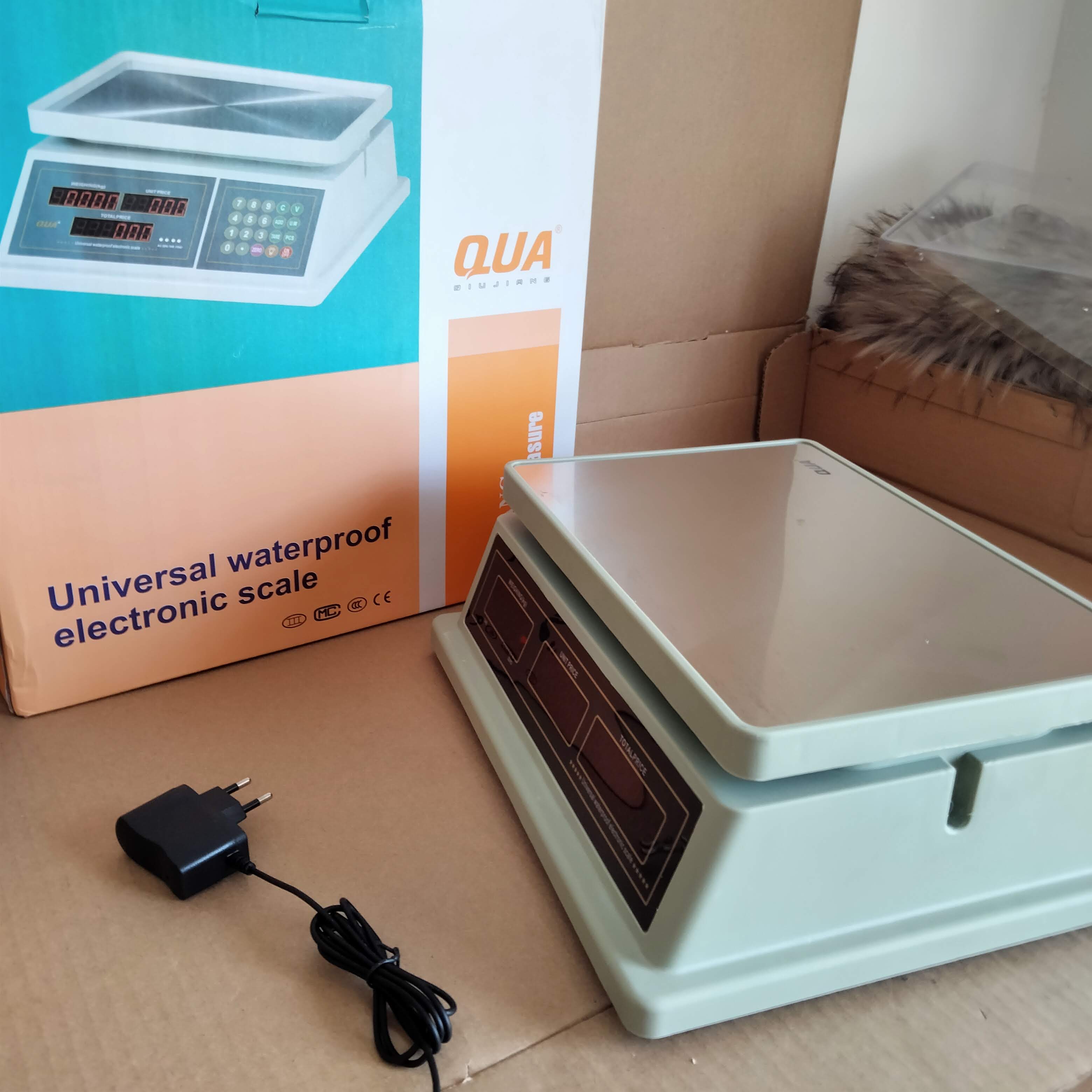 Cân Điện Tử Tính Tiền Chống Nước QUA 832 - 30kg/1 gram