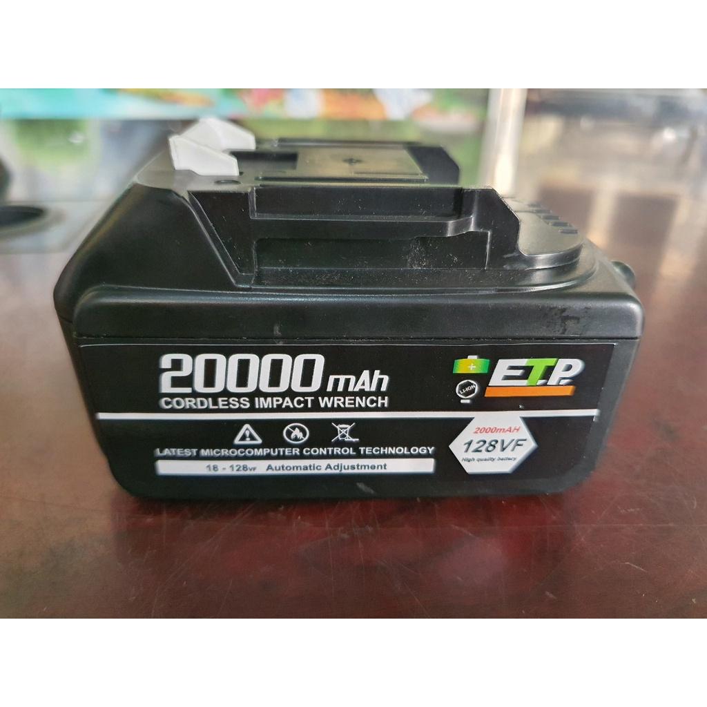 Pin 10 Cell 20000mah cho máy khoan, siết bulong, máy mài, máy cắt dùng pin, pin tím chất lượng cao