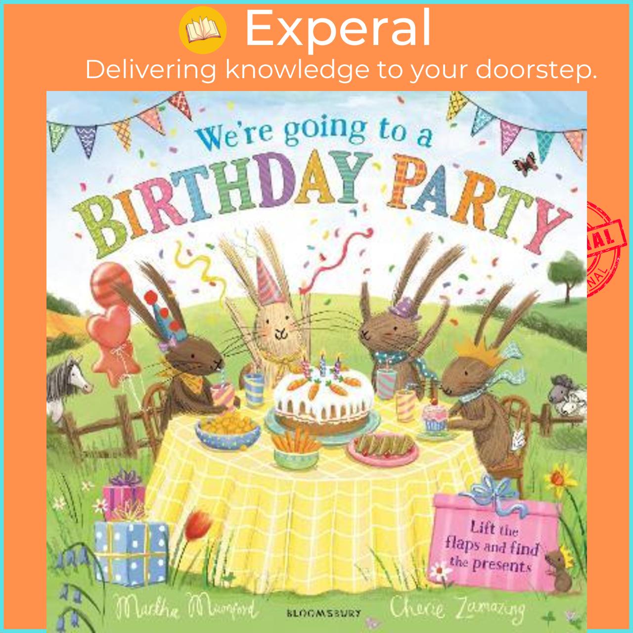 Sách - We're Going to a Birthday Party : A Lift-the-Flap Adventure by Martha Mumford