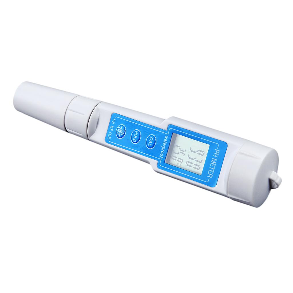 PH Level Test Pen Electrode Sensor Reader pH Meter Pond Life Water Lab Use