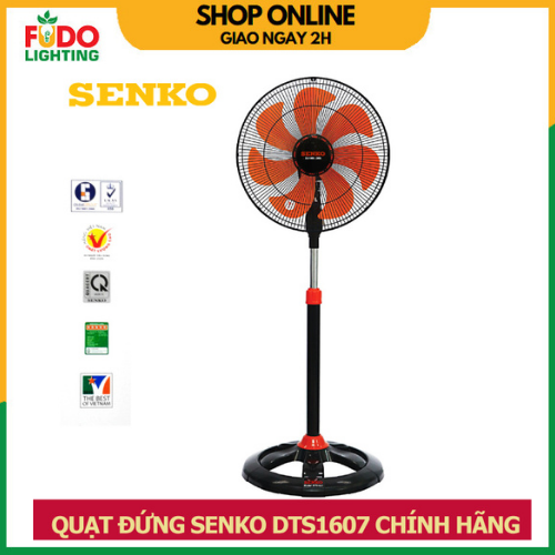 Combo thùng 2 cái Quạt đứng Senko DTS1607 - Hàng chính hãng (giao màu ngẫu nhiên)