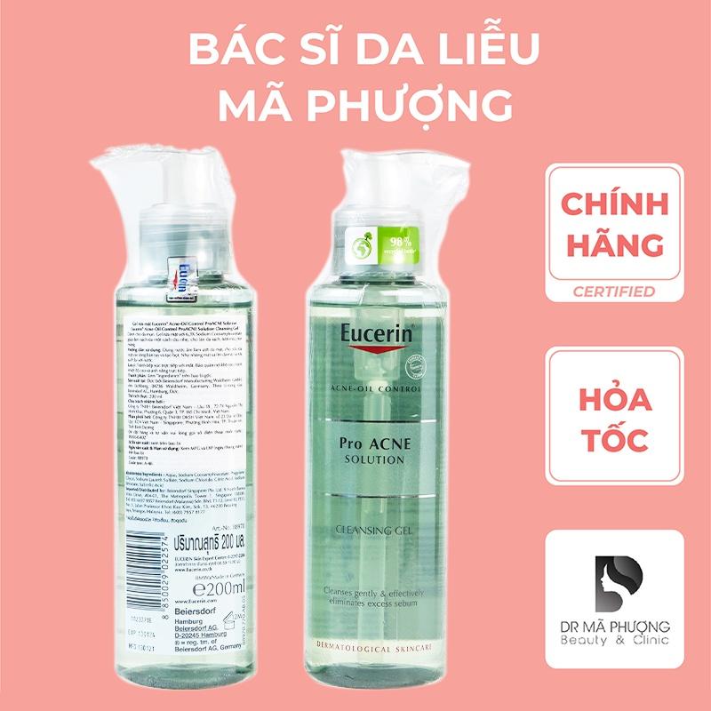 Gel Rửa Mặt Mụn Eucerin Pro Acne 200ml