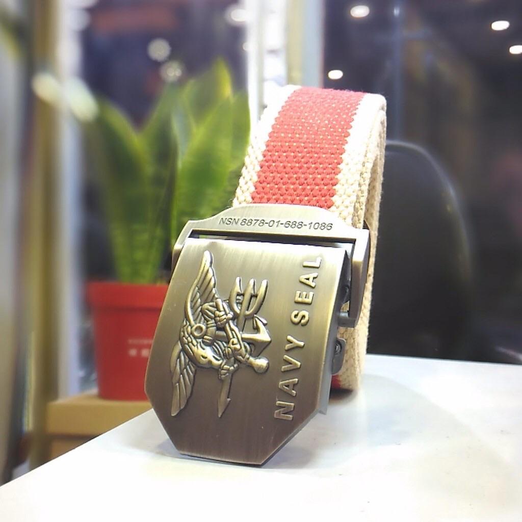 Thắt lưng vải dù mặt khoá Navyseal - nhóm màu phối