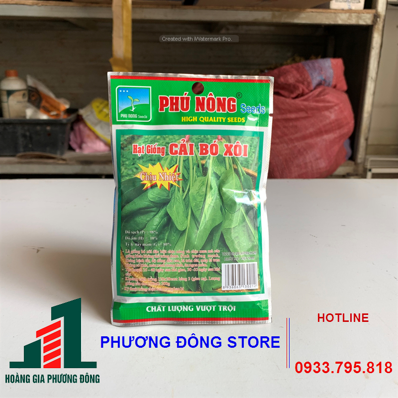 Combo 5-10 gói hạt giống rau cải bó xôi giá rẻ, năng suất cao