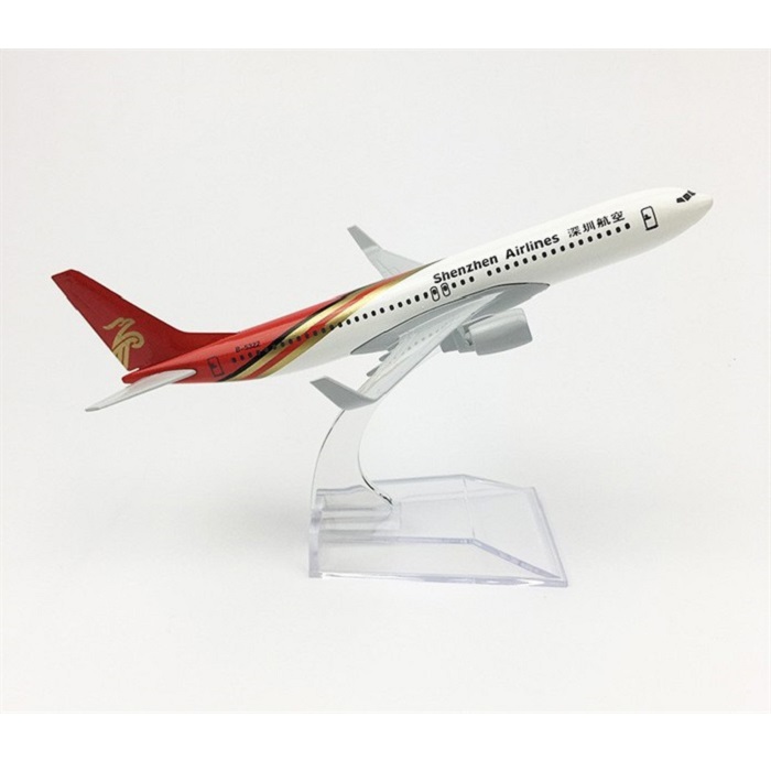 Mô hình máy bay SHENZHEN B737 16cm