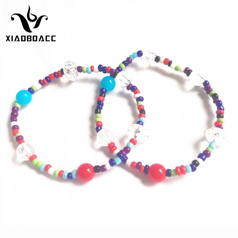 XiaoboACC Korean Fashion Kpop Idol  JungKook Beads Couple Bracelet