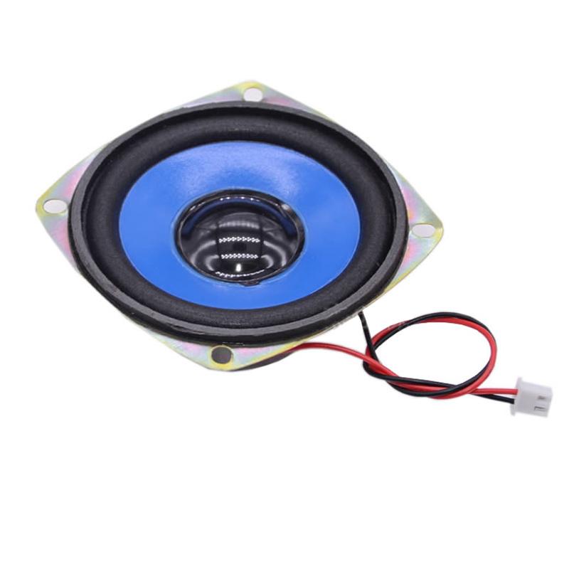 TEGHONG 2PCS 3 inch 77mm Stereo loa đầy đủ 4ohm 5W loa loa loa loa loa di động loa di động loa di động Color: With line