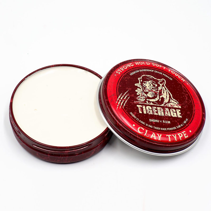 Clay Pomade vuốt tóc nam tạo kiểu Hàn Quốc Dashu Classic Tiger Rage Pomade Clay Type 168ml(size lớn, độ bóng nhẹ 3, độ giữ nếp lâu 9) hương nước hoa mùi gỗ nam tính, thành phần thảo dược dưỡng tóc, bảo vệ da đầu.