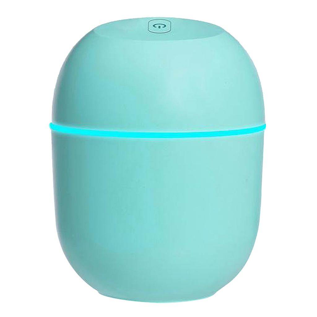 Mini Ultrasonic Humidifier 220ml Small Aroma Diffuser LED Light  White
