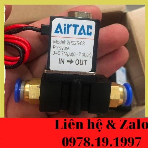 van điện từ lắp phun sương airtac 2P025-08 12v- 24v -220v