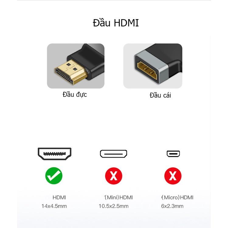 Đầu chuyển HDMI ra HDMI cái góc 90 độ 1080p - Hồ Phạm