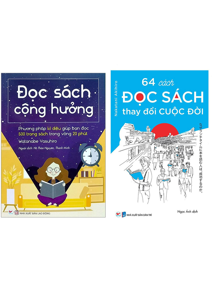 Combo 2 Cuốn Kỹ Năng Đọc Sách: 64 Cách Đọc Sách Thay Đổi Cuộc Đời + Đọc Sách Cộng Hưởng