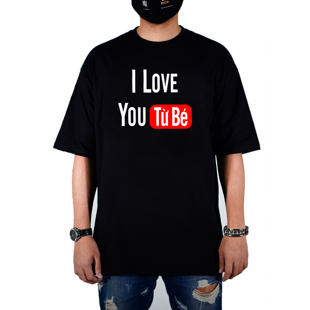 I Love You Từ Bé - Áo Thun Áo Phông Nam Nữ Form Rộng Unisex Nam Nữ 100% Cotton 4 Chiều