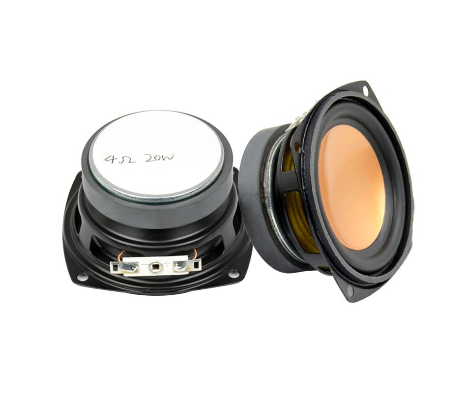 Aiyima 2pc 3 inch 4 ohm 20w loa âm thanh đầy đủ loa bass loa đa phương tiện Color: 8Ohm