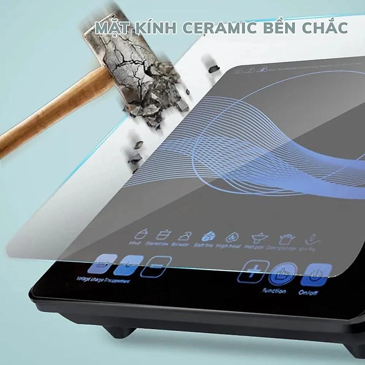 Bếp từ đơn PL cảm ứng mặt kính - Tặng kèm nồi nhỏ - Hàng nhập khẩu