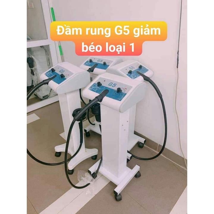 Đầm Rung G5 Cao Cấp Dành Cho Spa Tiêu Mỡ Có Trục 5 Đầu 100W