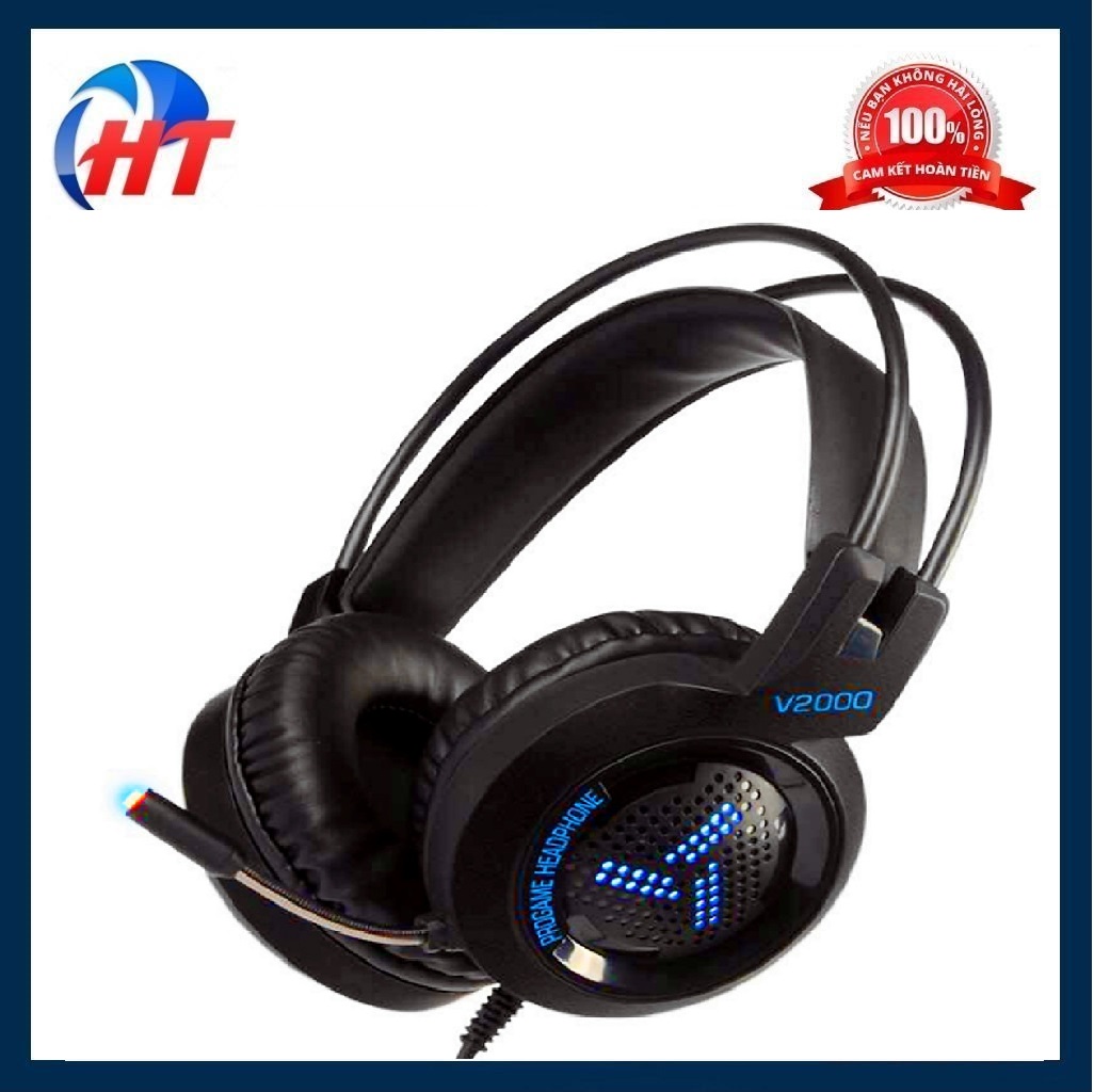 TAI NGHE CHƠI GAMING V2000 CỔNG USB 7.1-HT