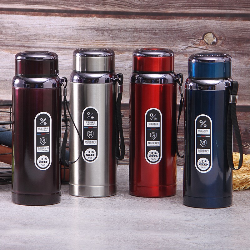 Bình giữ nhiệt inox 304 cao cấp 800ML giữ nóng lạnh tốt, có tấm lọc trà, giữ nhiệt lên đến 24h - giao màu ngẫu nhiên