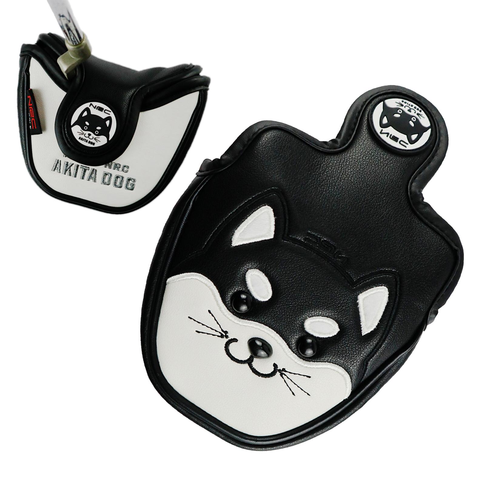 Cartoon Design Golf Club Mallet Putter Head Cover Protect Clubs Headcover