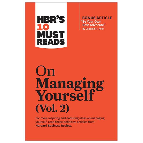 Sách ngoại văn: HBR's 10 Must Reads On Managing Yourself Vol. 2