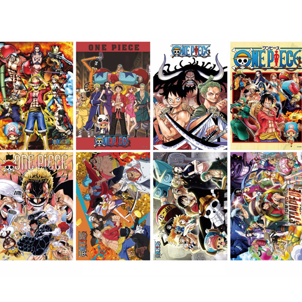 Poster One piece đảo hải tặc 8 tấm A3 ver 2