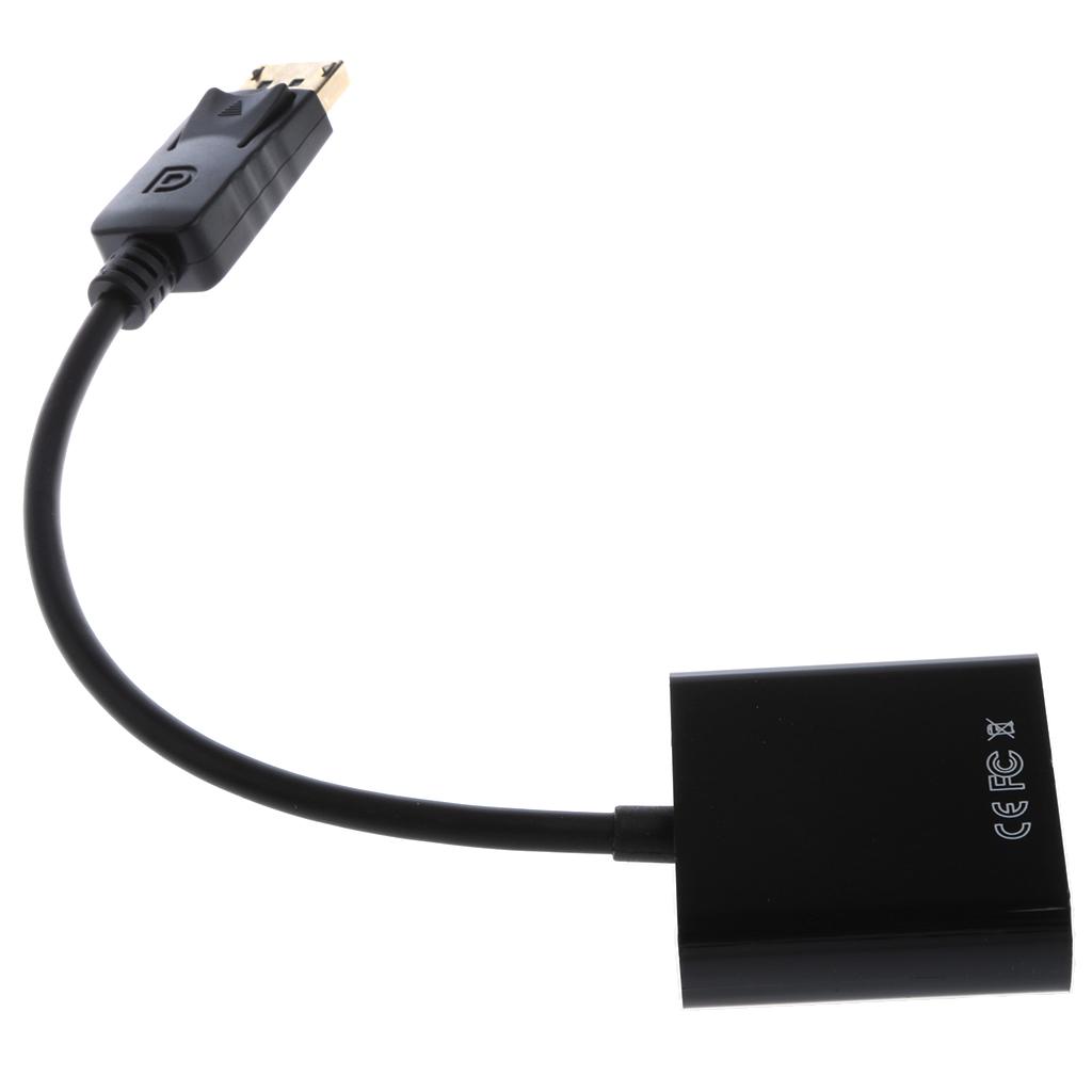 DP To VGA 1080P DisplayPort DP To VGA Male To Female Adapter Converter