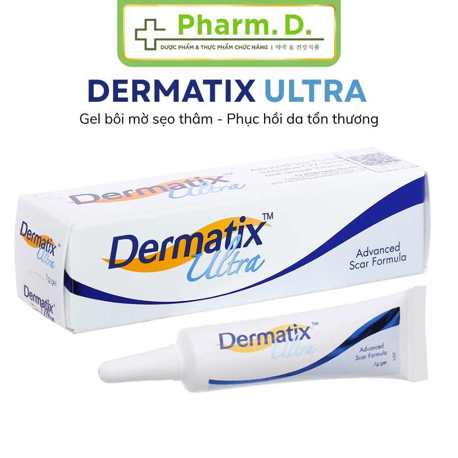 [CHÍNH HÃNG] Gel Dermatix Ultra cải thiện hiệu quả sẹo lồi và sẹo phì đại 7g và 15g