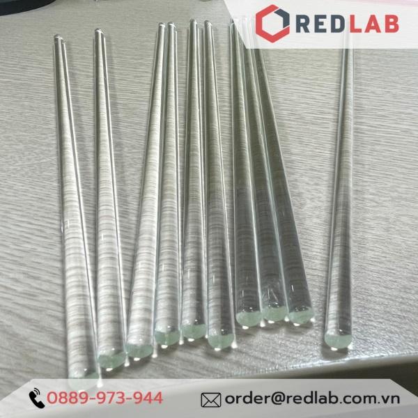 Đũa thuỷ tinh dài 20cm 30cm 35cm 40cm hãng ONELAB , dùng khuấy hoá chất, thí nghiệm, làm son.