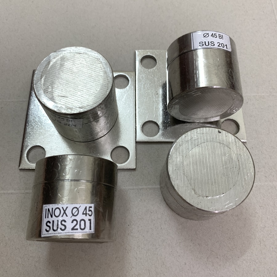 Bản lề cối xoay cửa cổng chịu lực - Chất liệu Inox 201 Ø45 (Bộ 4) - Dùng cho cửa 2 cánh
