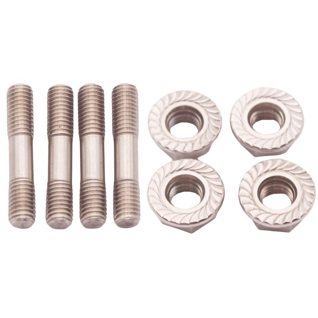4-13pack 4 Sets New Stainless Steel Stud Nuts M8X1.25 With Flange For T25 T28