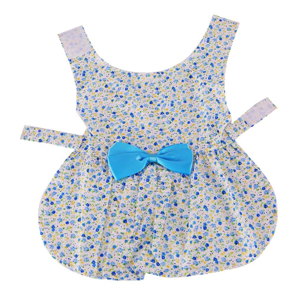 Pet Dress Dogs Puppy Skirt Floral Clothes Summer Spring Party Outfit
