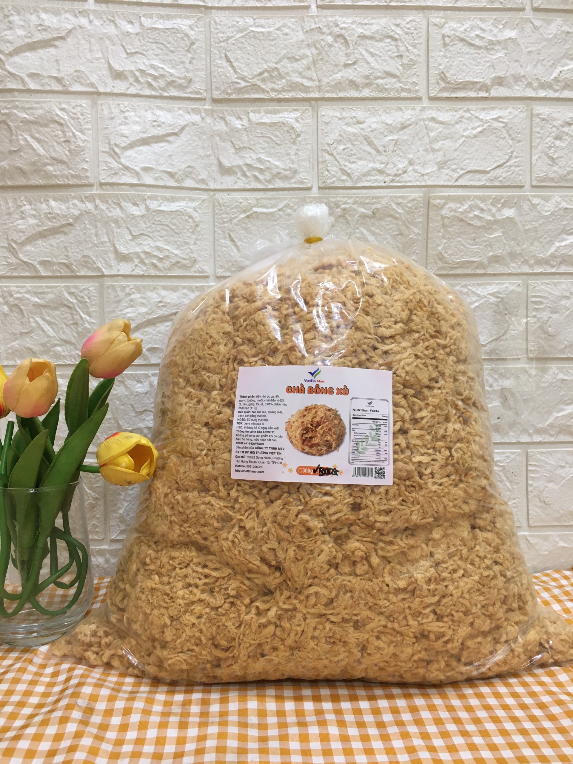 Chà bông xù Viettin Mart hàng xá túi 5KG