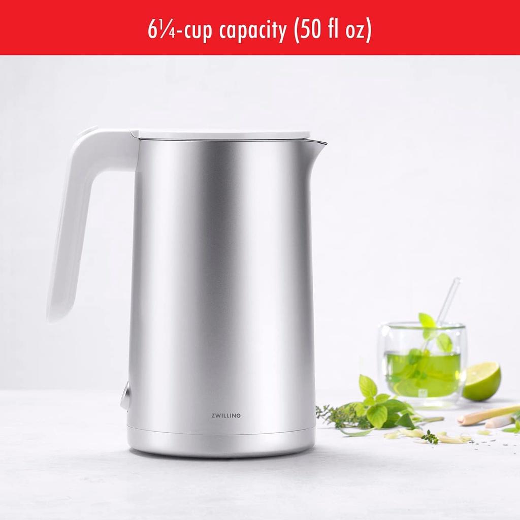 Ấm Siêu Tốc Cách Nhiệt ZWILLING ENFINIGY, Ấm Đun Nước 1.5L, Công Suất 1850W, Nhập Đức, BH 12 Tháng