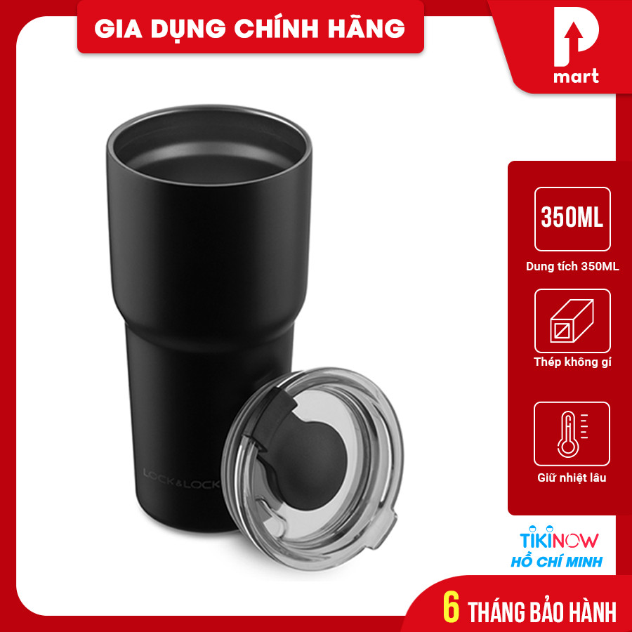 Bình Giữ Nhiệt Lock&Lock Swing Tumbler LHC4179BLK - 350ml - Đen