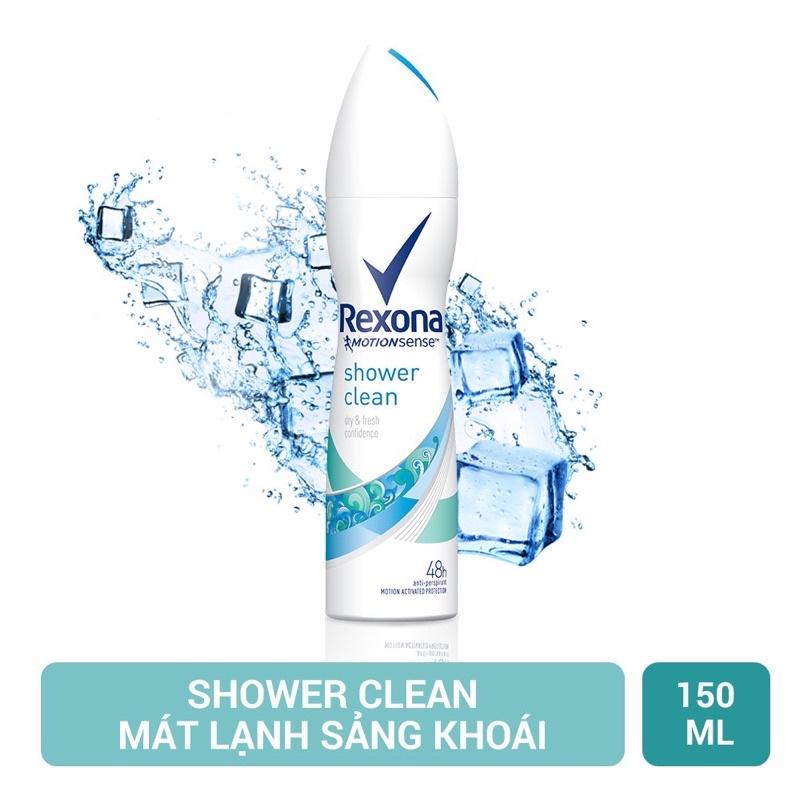 Xịt khử mùi Rexona khô thoáng mát lạnh sảng khoái dành cho nữ - Chai 150ml