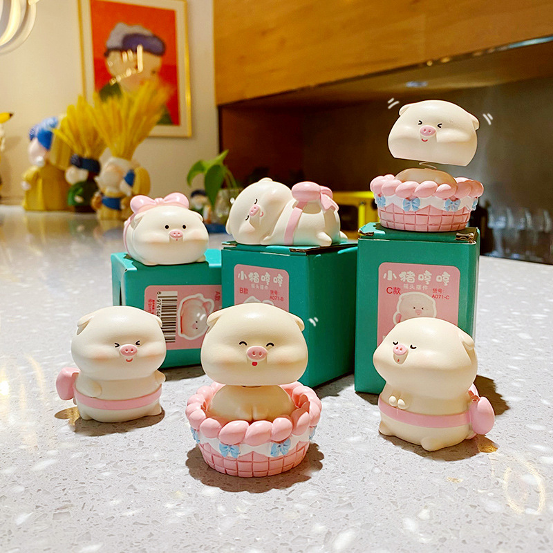 Tượng heo hồng đáng yêu
