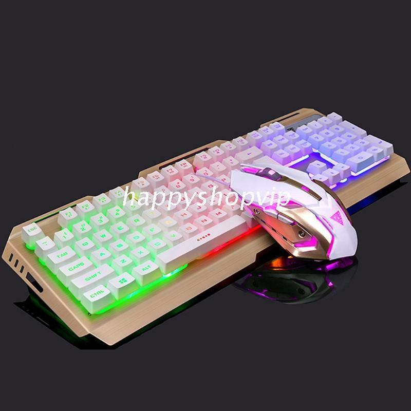 Bộ Bàn Phím Và Chuột Chơi Game Hsv V1 Có Đèn Led Rgb