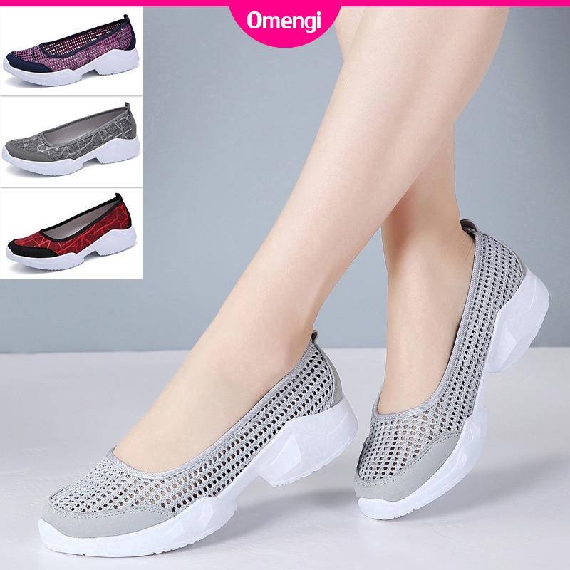 2020 Fashion women outdoor soft breathable black running sneakers casual sport shoes