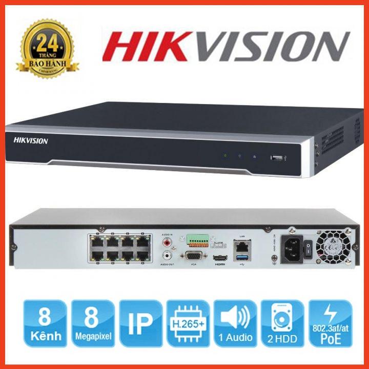 Đầu ghi hình IP NVR 4K dòng 76xx 4/8/16/32 kênh DS-7604NI-K1, DS-7608NI-K1, DS-7616NI-K1, DS-7632NI-K2 chuấn nén H.265+ - Hàng Chính Hãng