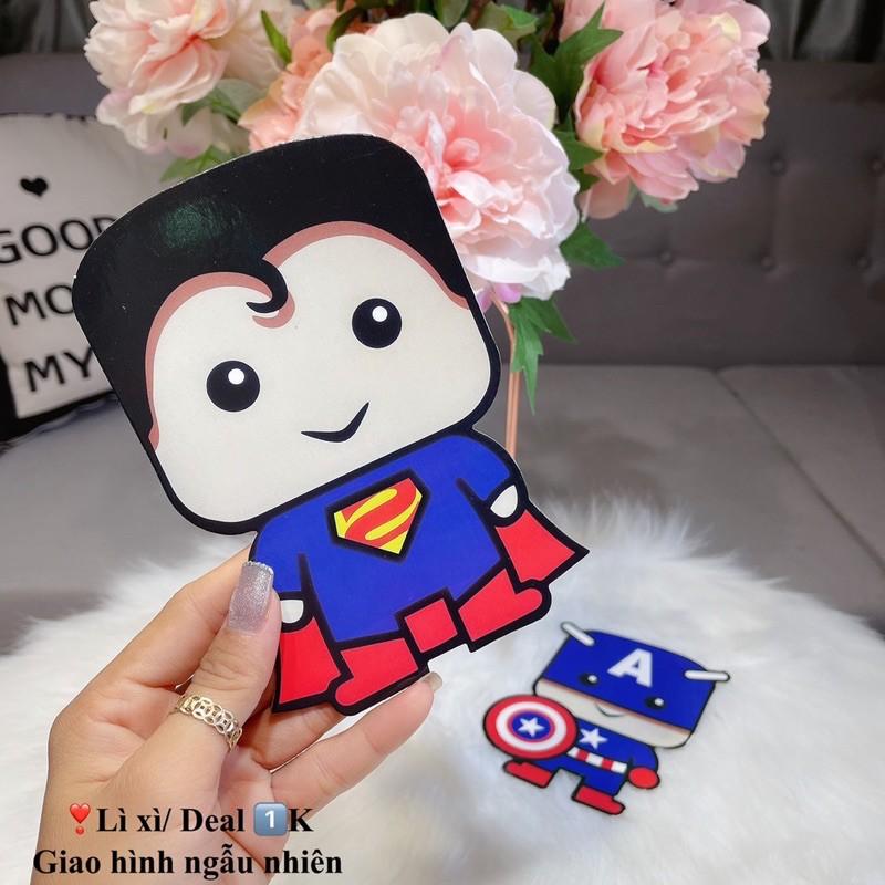 Bao Lì Xì 2021 Tân Sửu Hoạt Hình Chibi Chuẩn Loại 1 Cứng Dày và An Toàn Cho Bé