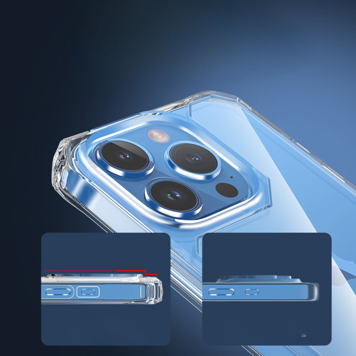 Ốp Lưng Dành Cho iPhone 15 ProMax/ iPhone 15 Pro/ iPhone 15 Plus/ iPhone 15, Kai.N Clear Armor Case - HÀNG CHÍNH HÃNG