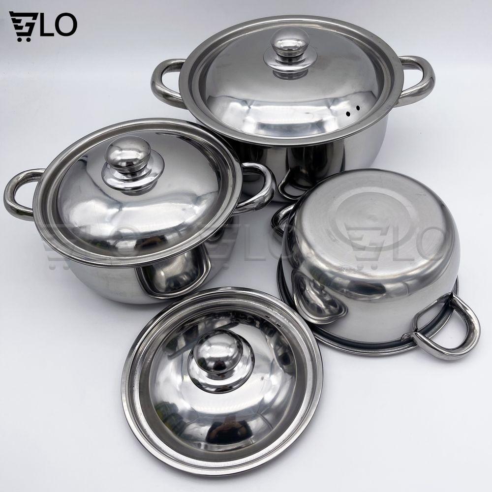 Bộ Nồi Shark 3 Cái Inox Cao Cấp