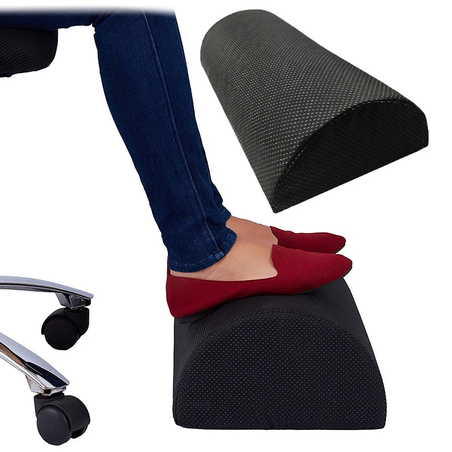 Gối kê chân, gác chân cao su non văn phòng - Giảm tê, mỏi, chuột rút, suy giãn tĩnh mạch khi ngồi, nằm